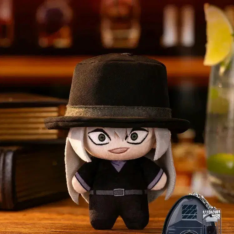 [BUNJANG] Detective Conan China Exclusive Gin Black Organization Plush Pouch (Sealed) / (미개봉) 명탐정코난 중국 한정 GONG 검은조직 진 인형 누이 파우치