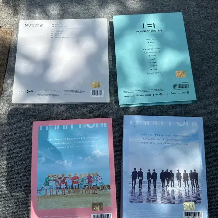 [BUNJANG] Wanna One &amp; Weki Meki Unused Album Bundle Set / 아이돌 미사용 앨범 4종 일괄 판매합니다