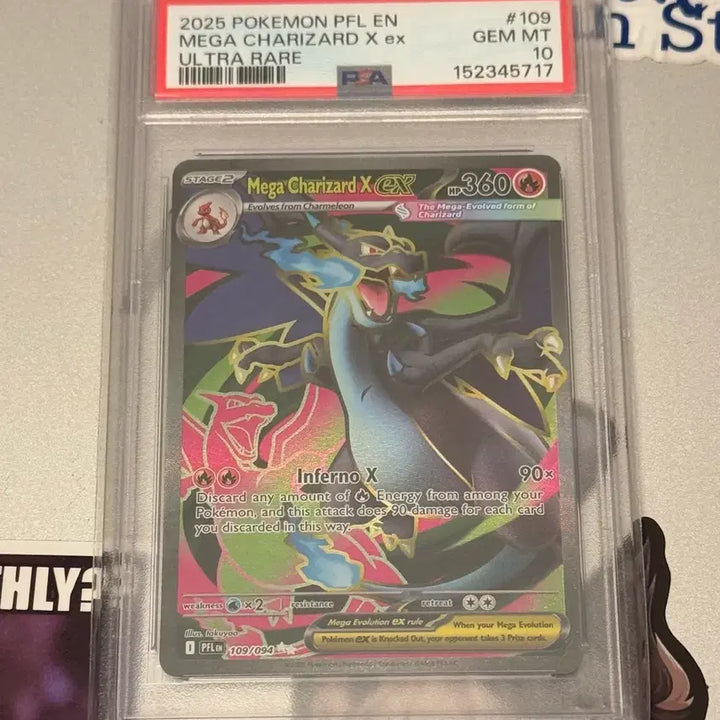 [BUNJANG] Pokemon Mega Charizard X EX PSA 10 North American / 메가 리자몽X ex ur PSA10 북미판(외 추가카드)
