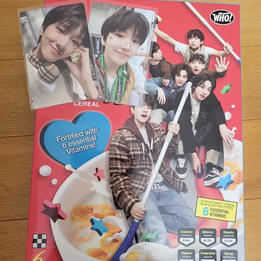 [BUNJANG] BOYNEXTDOOR Who! Album Crunch Cereal Version UNHAK Photocard / 보넥도 보이넥스트도어 후 who 앨범 크런치 시리얼 버전 운학 포카 포함