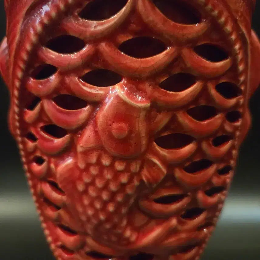 [BUNJANG] Siyō (柴窯) Openwork Fish Vase / 시요 투각 양이병