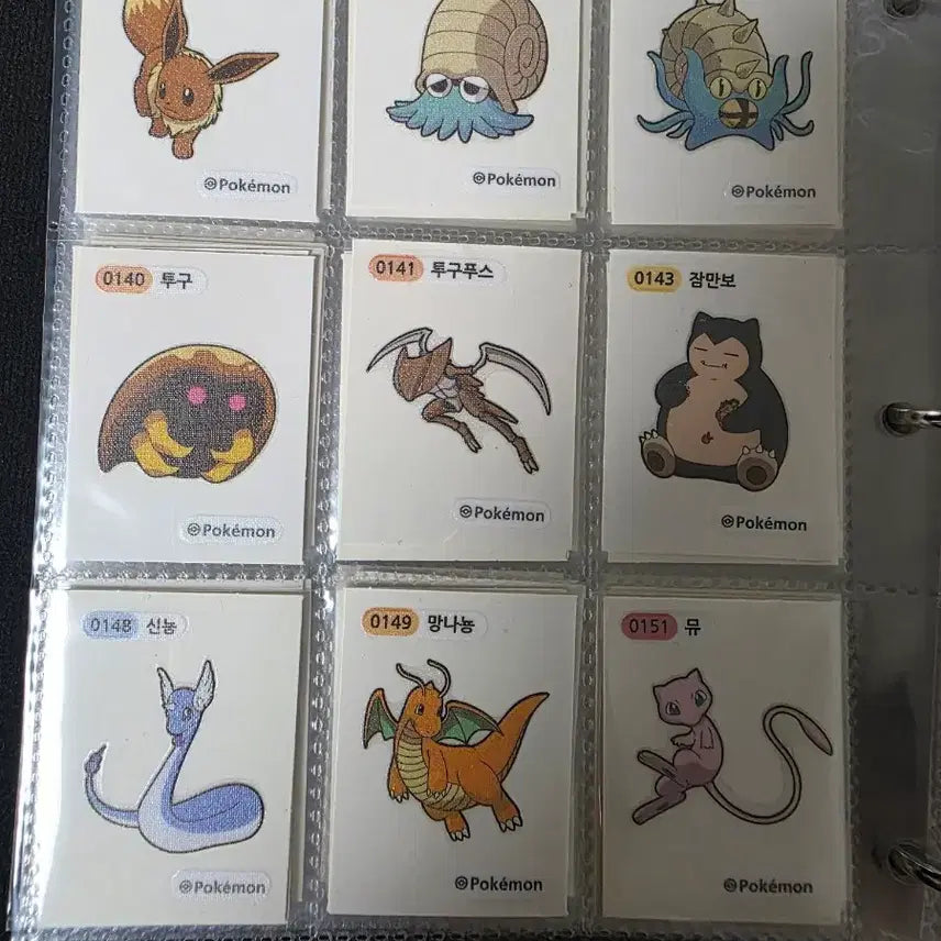 [BUNJANG] Pokemon Squirtle Firefighter Season Tteobukddeok Stickers (91 Types + 17 Duplicates) / 포켓몬 꼬부기소방대시즌 띠부씰 91종+중복17장 꼬소1 뮤1