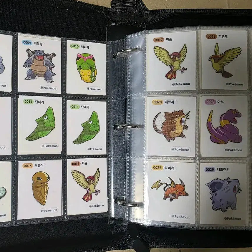 [BUNJANG] Pokemon Squirtle Firefighter Season Tteobukddeok Stickers (91 Types + 17 Duplicates) / 포켓몬 꼬부기소방대시즌 띠부씰 91종+중복17장 꼬소1 뮤1