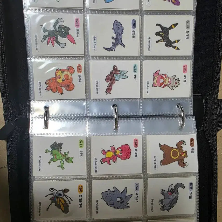 [BUNJANG] Pokemon Stickers - Four-Digit Numbers - 106 Types / 포켓몬 띠부씰 네자리 넘버 106종+중복2장