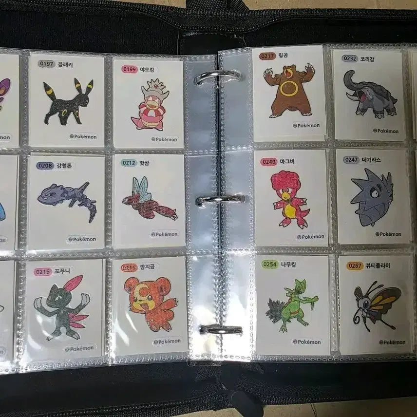 [BUNJANG] Pokemon Stickers - Four-Digit Numbers - 106 Types / 포켓몬 띠부씰 네자리 넘버 106종+중복2장