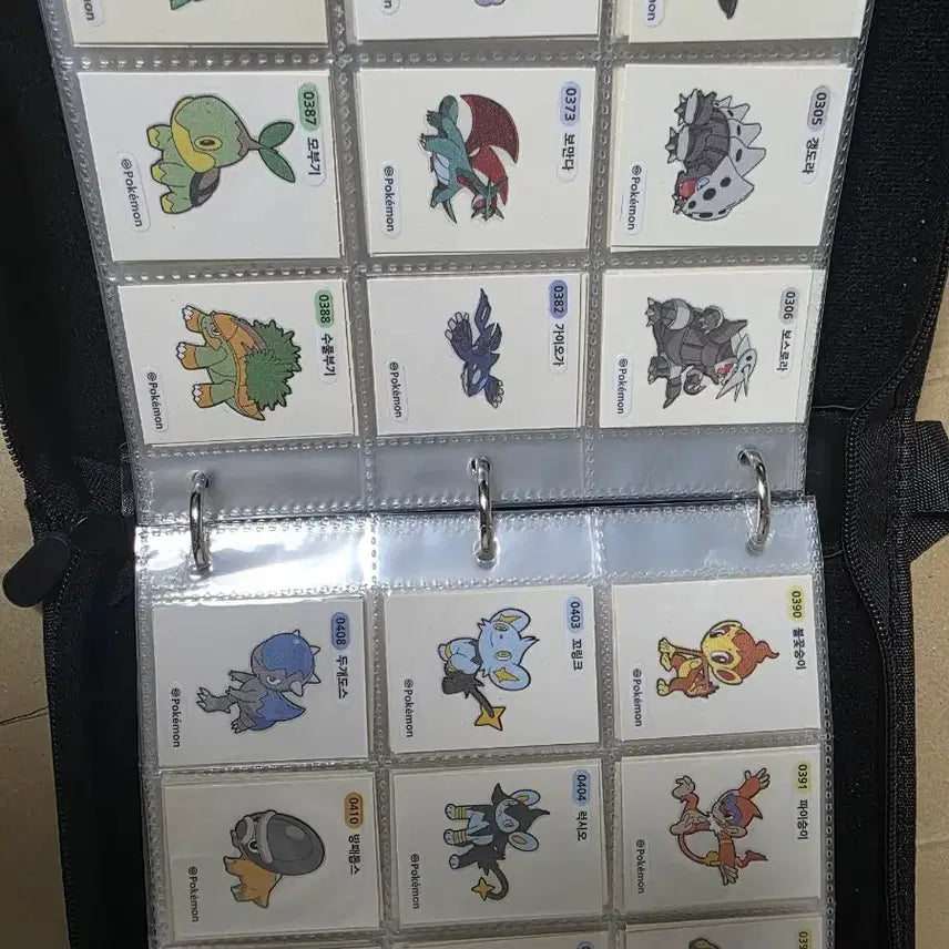 [BUNJANG] Pokemon Stickers - Four-Digit Numbers - 106 Types / 포켓몬 띠부씰 네자리 넘버 106종+중복2장