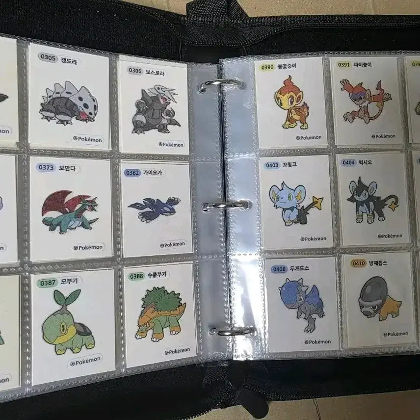 [BUNJANG] Pokemon Stickers - Four-Digit Numbers - 106 Types / 포켓몬 띠부씰 네자리 넘버 106종+중복2장