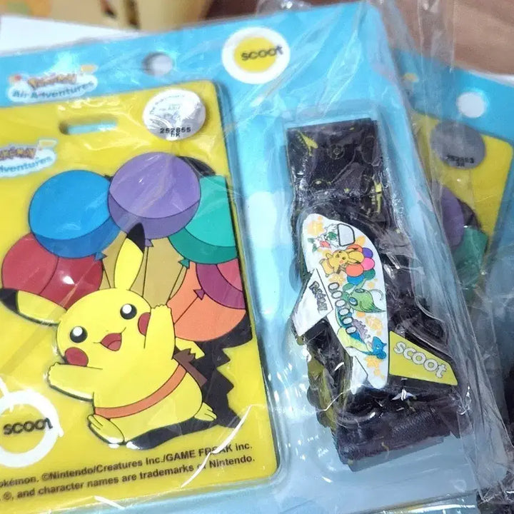 [BUNJANG] Scoot Airlines Pikachu Lanyard Card Holder / 스쿠트항공 피카츄 랜야드 피카추 목걸이스트랩 카드홀더 비행기 포켓몬콜라보