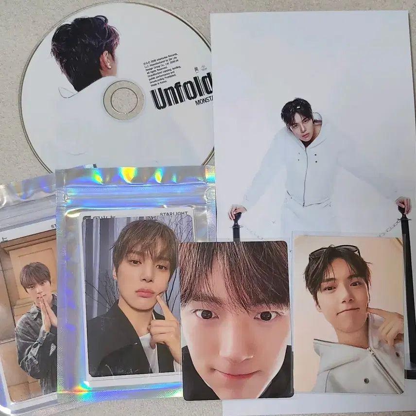 [BUNJANG] Monsta X Unfold Minhyuk Photocard Bundle Set / 몬스타엑스 언폴드 민혁 에그 포카 디지팩