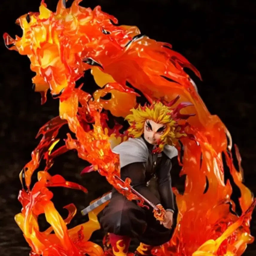 [BUNJANG] Demon Slayer Kyojuro Rengoku 1/8 Scale Figure by Aniplex / 택포29.5) 귀멸의 칼날 애니플렉스 렌고쿠 쿄쥬로 연옥