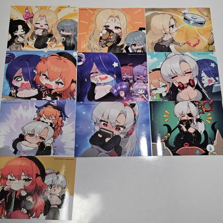 [BUNJANG] Brown Dust 2 Sticker Set (15 Types) / 브라운더스트2 스티커 15종 일괄