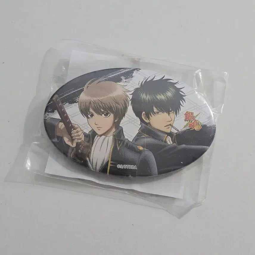 [BUNJANG] Gintama Hijikata &amp; Sougo Oval Can Badge / (희귀) 은혼 히지카타&amp;소고 타원형 캔뱃지