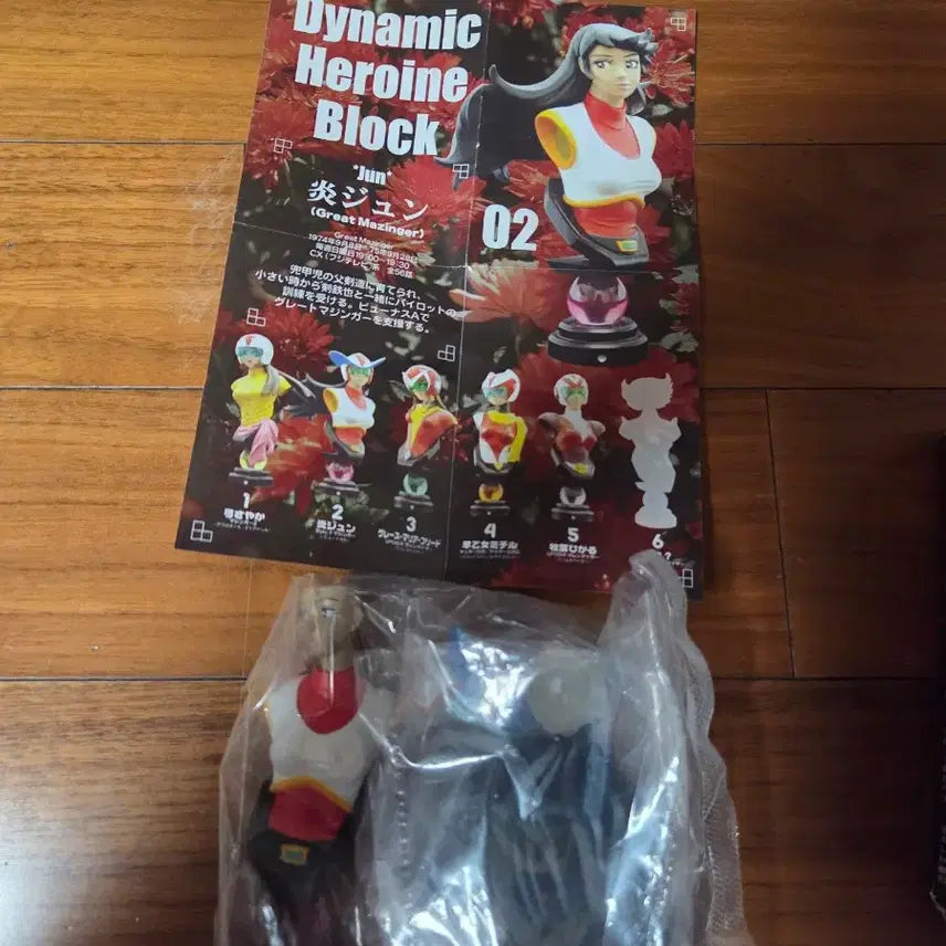 [BUNJANG] Dynamic Heroine Great Mazinger Jun Helmet Version Figure / 다이나믹 히로인 그레이트 마징가 준 헬멧버젼 머리버젼 두가지 가능