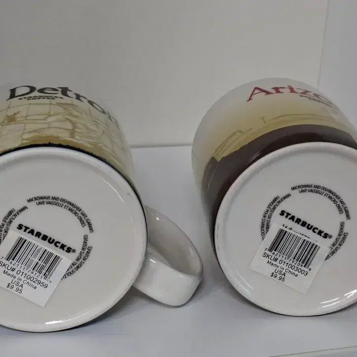 [BUNJANG] Starbucks Detroit Arizona City Mug Set / 스타벅스 디트로이트 아리조나 시티머그 2종