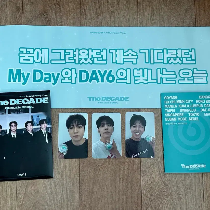 [BUNJANG] DAY6 D-DAY Concert Encore Finale First Day Admission Gift Bundle Set / 데이식스 데케이드 콘서트 앙콘 피날레 첫콘 입장기프트