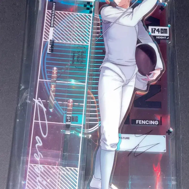 [BUNJANG] A-Stage Luca Fencing Fashion Sports Acrylic Stand / 에이스테 루카 펜싱 패션 스포츠 아크릴 스탠드