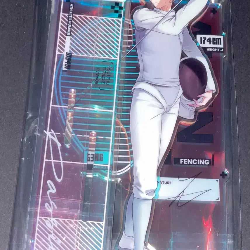 [BUNJANG] A-Stage Luca Fencing Fashion Sports Acrylic Stand / 에이스테 루카 펜싱 패션 스포츠 아크릴 스탠드
