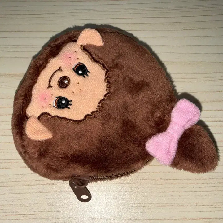 [BUNJANG] Monchhichi Carabiner Mini Pouch / 새상품) 몬치치 카라비너 미니 파우치
