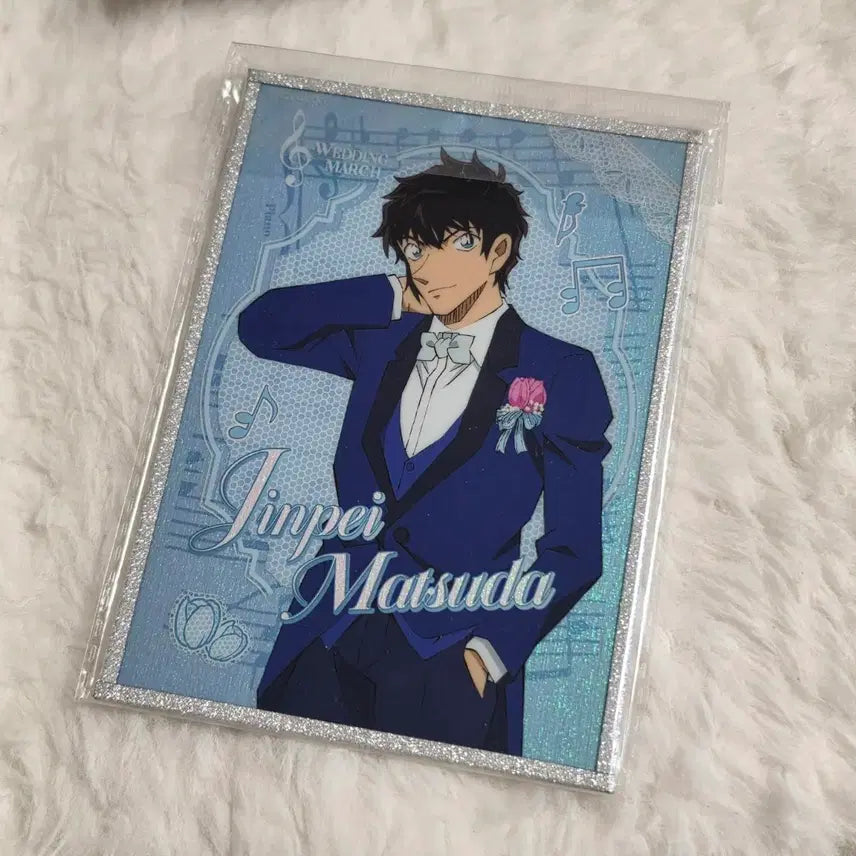 [BUNJANG] Detective Conan Matsuda Jinpei Fictional Character Color Sheet Ticket Acrylic Bundle Set (Chinese Limited) / (일괄) 명탐정코난 중국 한정 마츠다 진페이 유사코롯타 색지 티켓 아크릴