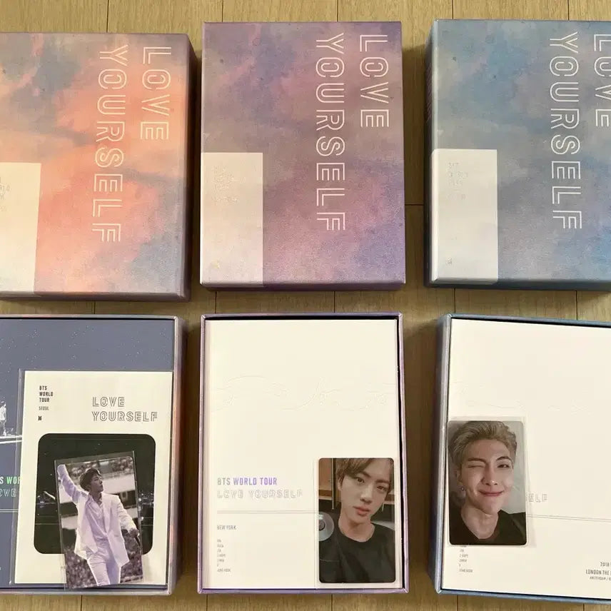 [BUNJANG] BTS LOVE YOURSELF Tour DVD 3 Photocards Bundle Set / 방탄소년단 BTS LOVE YOURSELF 디비디 3종 포카 포함 풀셋