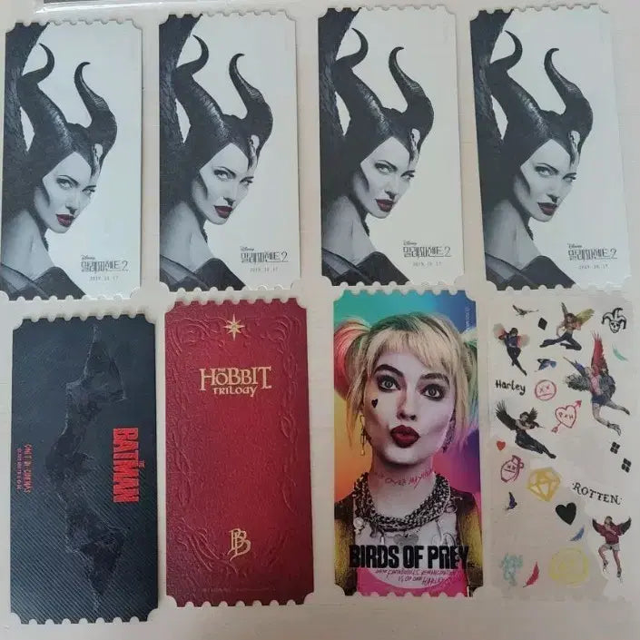[BUNJANG] Maleficent 2, Birds of Prey, Hobbit Trilogy, Batman Special Tickets / 메가박스 스페셜티켓 말레피센트2 버즈오브프레이 호빗삼부작 배트맨