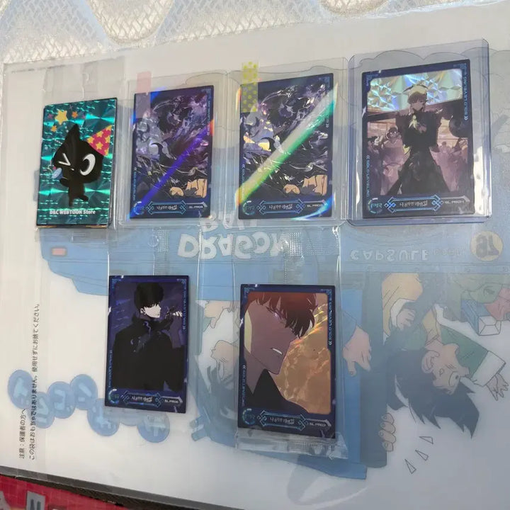 [BUNJANG] Solo Leveling PR Promotion Limited Edition Original Art Version Trading Card Bundle Set / (일괄싸게판매)나혼자만레벨업 PR카드 프로모션 한정판 만화책 원화ver