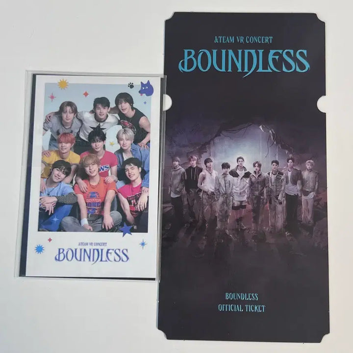 [BUNJANG] &amp;TEAM VR Concert BOUNDLESS Special Ticket &amp; Polaroid Bundle / 앤팀 &amp;TEAM VR 브이알 콘서트 BOUNDLESS 특전 티켓 폴라