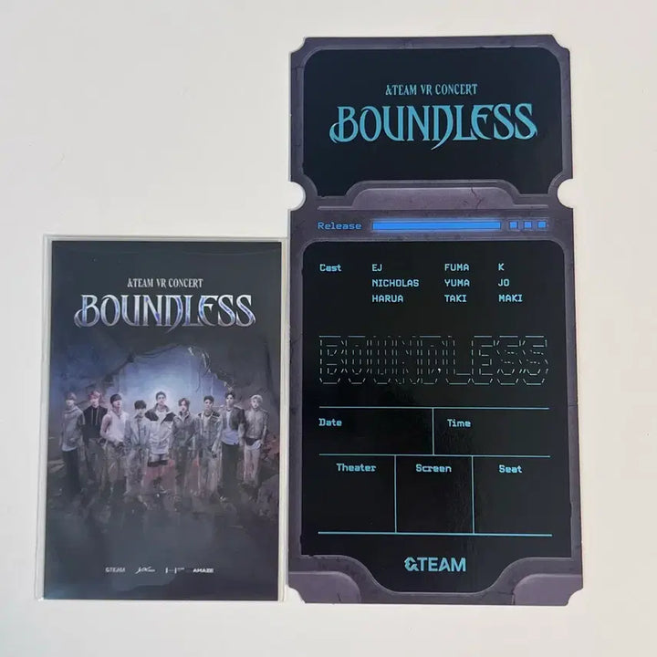 [BUNJANG] &amp;TEAM VR Concert BOUNDLESS Special Ticket &amp; Polaroid Bundle / 앤팀 &amp;TEAM VR 브이알 콘서트 BOUNDLESS 특전 티켓 폴라