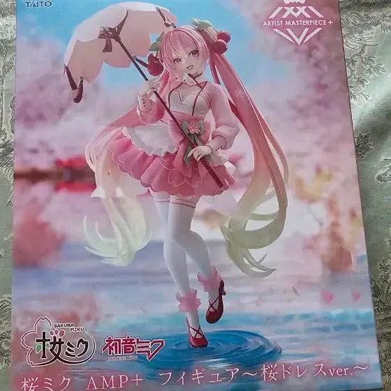 [BUNJANG] Taito AMP Sakura Miku Figure (Sealed) / 타이토 amp 사쿠라 미쿠 피규어(미개봉 택포)