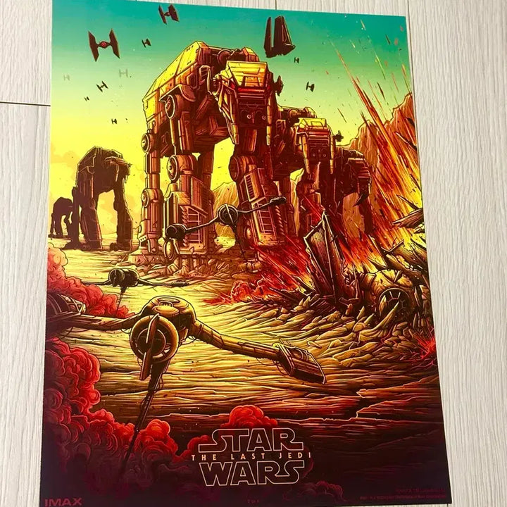 [BUNJANG] Star Wars: The Last Jedi Dan Mumford IMAX Exclusive Poster Part 2 / [2017초희귀한정판]영화 댄멈포드 스타워즈 라스트제다이 IMAX 포스터