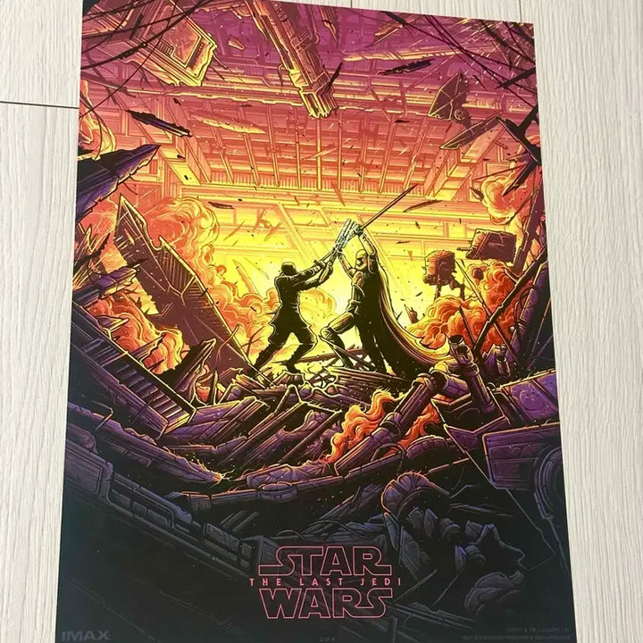 [BUNJANG] Star Wars: The Last Jedi Dan Mumford IMAX Poster (Part 3) / [2017초희귀한정판]영화 댄멈포드 스타워즈 라스트제다이 IMAX 포스터