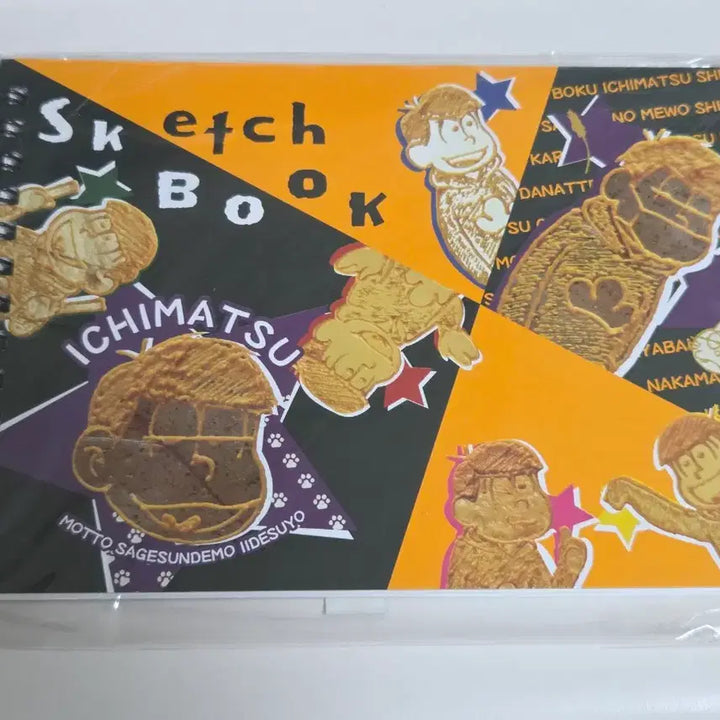 [BUNJANG] Osomatsu-san Ichimatsu Sketchbook (Sealed, Vintage) / 고전 미개봉)오소마츠상 이치마츠 스케치북