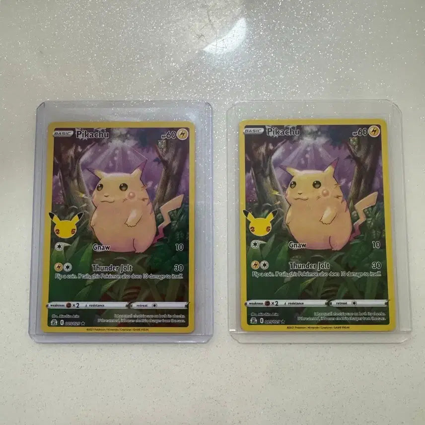 [BUNJANG] Pokemon TCG North America 25th Anniversary Big Pikachu Card / 포켓몬카드 북미 25주년 뚱카츄