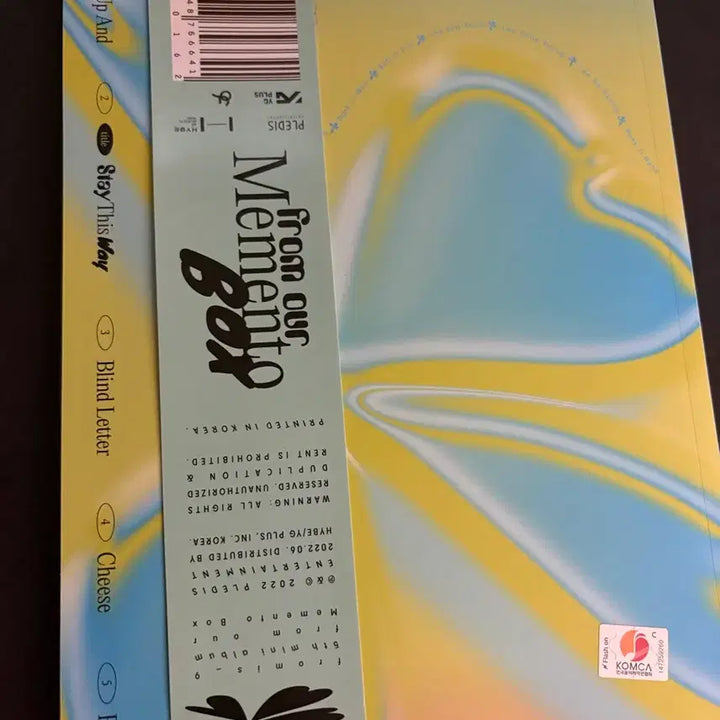 [BUNJANG] fromis_9 Baek Ji Heon Signed Album / 엠웨이브 백지헌 사인 앨범