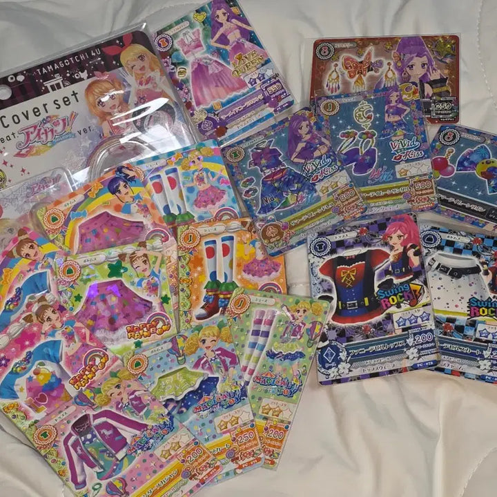 [BUNJANG] Aikatsu! Japan Card Bundle Set &amp; Tamagotchi Cover / 아이카츠 아이엠스타 일판 카드 일괄 다마고치 처분