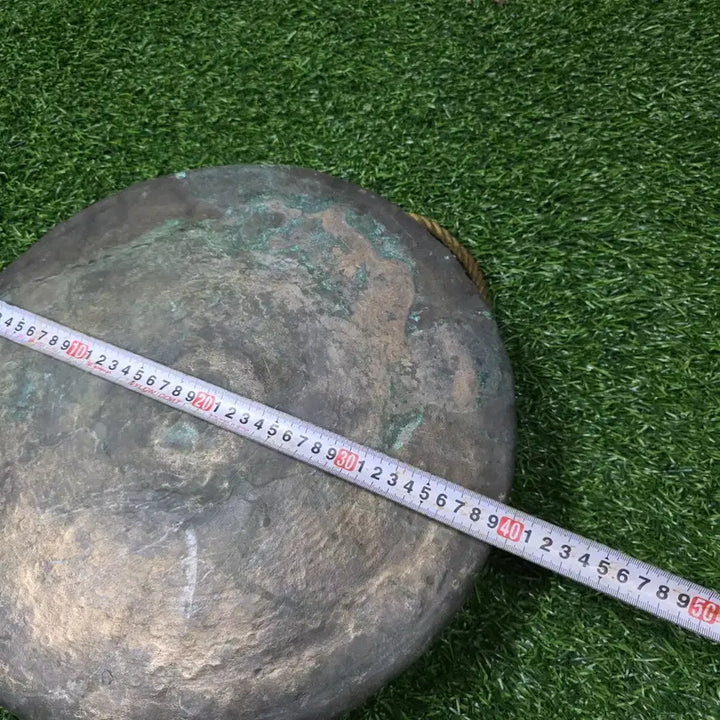[BUNJANG] Vintage Brass Jing Korean Traditional Percussion Instrument / 빈티지 징 놋쇠 국악기