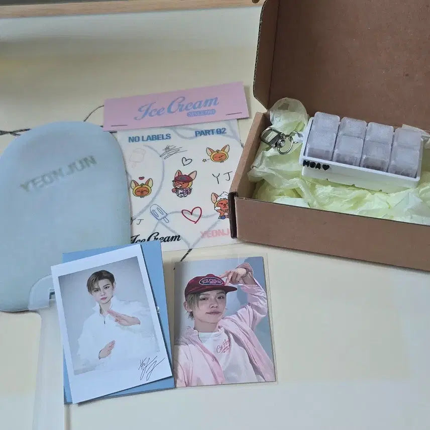 [BUNJANG] TXT Yeonjun Ice Cream In-ga Gongeop Yeokjokong Photocard / 연준 아이스크림 인가 공방 역조공 포카