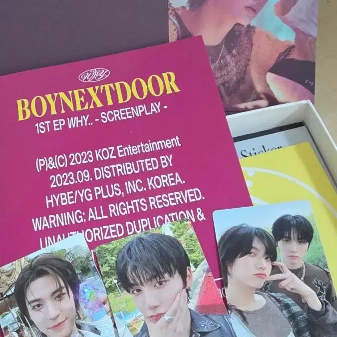 [BUNJANG] BOYNEXTDOOR WHY.. Unsealed Album + Photocard Bundle Set / 보넥도 why 개봉 앨범 + 포카
