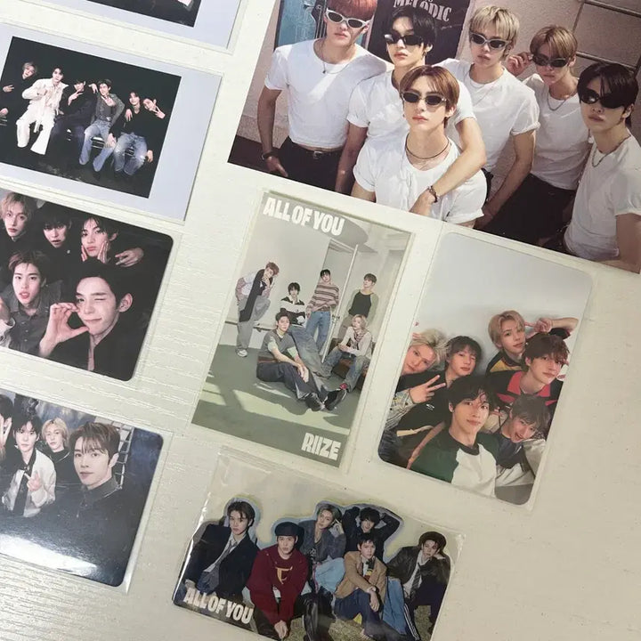 [BUNJANG] RIIZE Official Goods Group Photocard, Sticker, Postcard Bundle Set / 라이즈 공굿 단체 포카, 스티커,엽서 일괄 양도
