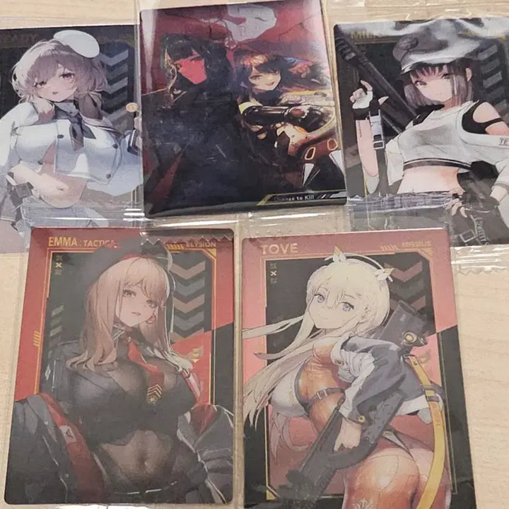 [BUNJANG] Niki Wafer Card Set 4th &amp; 5th Edition: Brady, Emma, D.K., Tov, Milk / 니케 웨하스 4탄 5탄 브레디 엠마 D K 토브 밀크