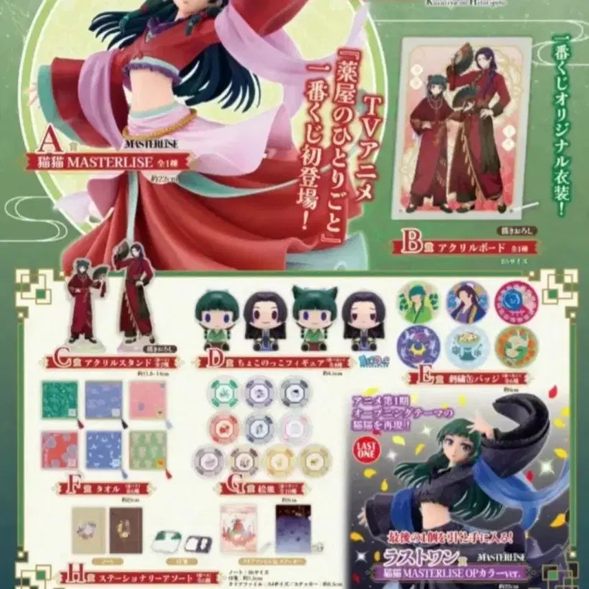 [BUNJANG] Kusuriya no Hitorigoto Ichiban Kuji E Prize Embroidered Can Badge / (새상품) 약사의 혼잣말 제일복권 이치방쿠지 E상: 자수 캔뱃지