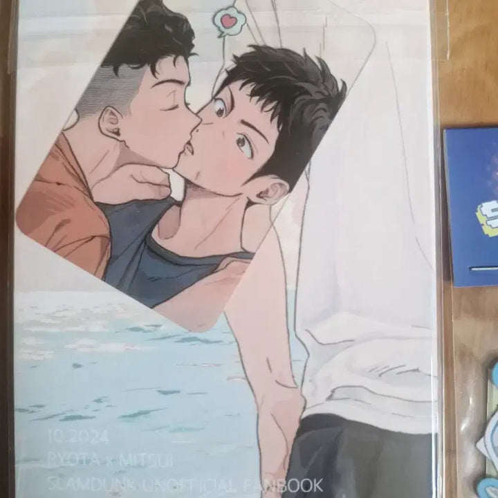 [BUNJANG] Slam Dunk TaesupDaeman Hyenim Postcard Book &amp; Sticker Bundle Set / 슬램덩크 태섭대만 혜님 엽서북, 스티커 판매