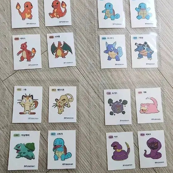 [BUNJANG] Pokemon Stickers Bundle Set (56 stickers) / 포켓몬 띠부씰 아트웍, 오류씰, 각종 전설 등 포함 56개
