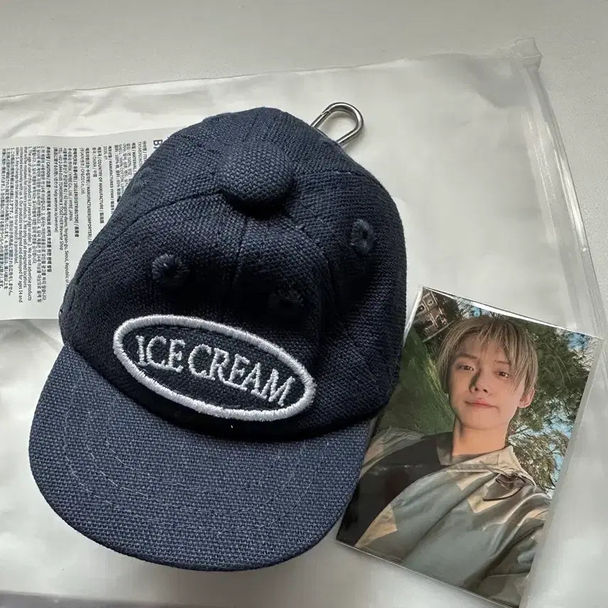 [BUNJANG] TXT Yeonjun NO LABELS P2 Ballcap Hat Keychain + POB Bundle / (연준)NO LABELS P2 팝업 Ballcup 모자키링 + 특전 양도