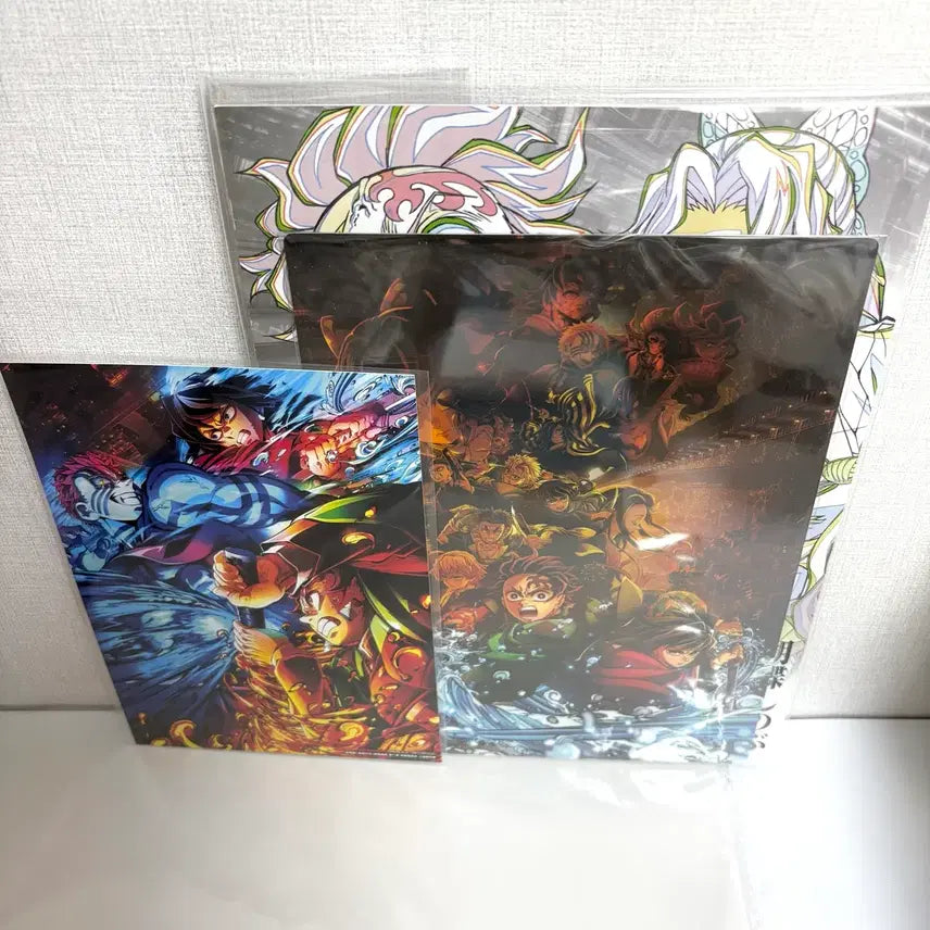 [BUNJANG] Demon Slayer: Kimetsu no Yaiba Mugen Train Arc Japanese Exclusive Illustration Postcard Stand / 귀멸의 칼날 무한성편 일본 특전 팜플렛 일러스트 포스트 카드 받침