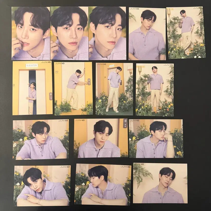 [BUNJANG] 2PM Junho Lee 70-Piece Japanese Inatsu Trading Card Full Set Bundle / [풀세트] 이준호 준호 이나츠 일본 트레카 랜덤포토 70장 일괄 풀구성