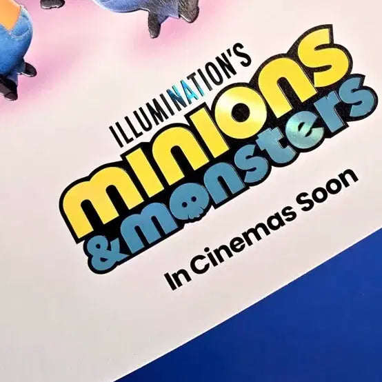 [BUNJANG] Minions &amp; Monsters Goods Package Poster / 미니언즈 &amp; 몬스터즈 굿즈패키지 포스터