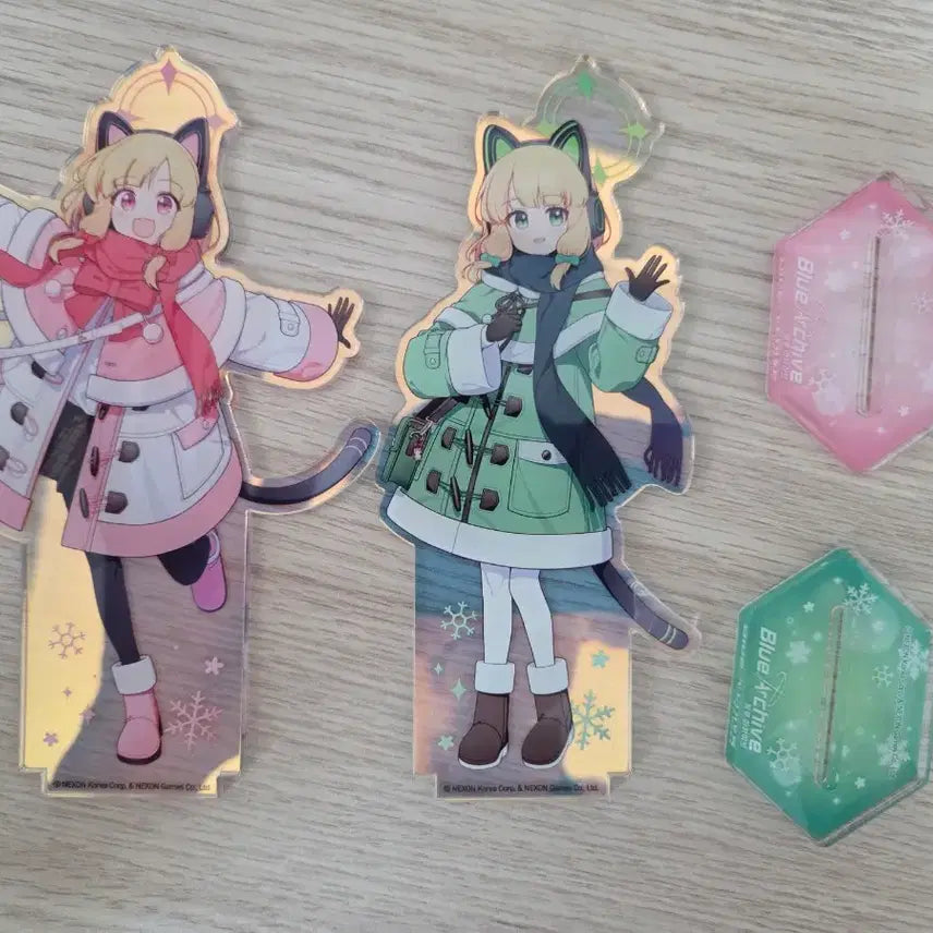 [BUNJANG] Blue Archive AGF Acrylic Stand Midori Momoi Set / 블루아카이브 agf 아크릴스탠드 미도리 모모이 세트
