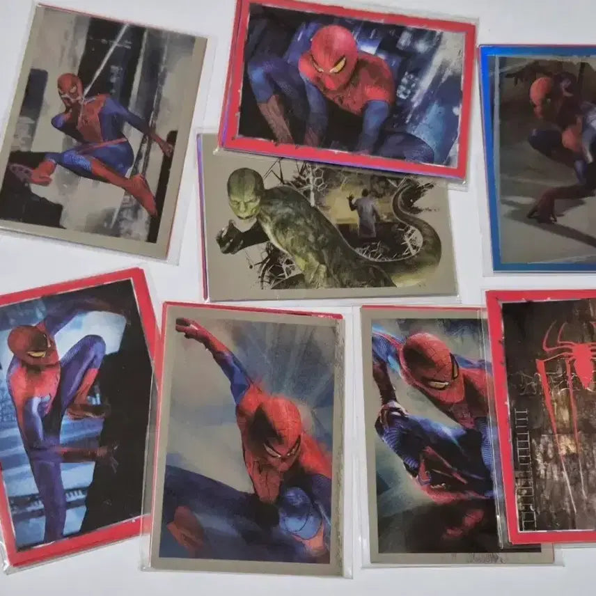 [BUNJANG] Spider-Man Movie Sticker Card / 26팩 일괄)고전 스파이더맨 영화 스티커 카드(약130장~140장)