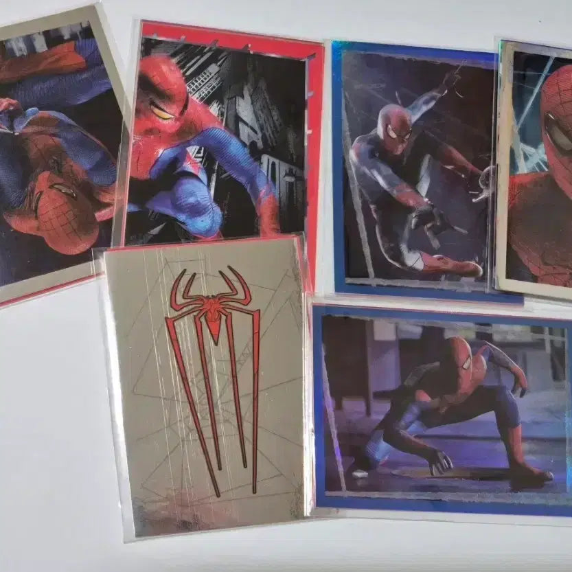 [BUNJANG] Spider-Man Movie Sticker Card / 26팩 일괄)고전 스파이더맨 영화 스티커 카드(약130장~140장)